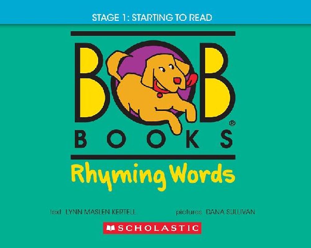 Bob Books - Rhyming Words Hardcover Bind-Up Phonics, Ages 4 and Up, Kindergarten (Stage 1: Starting to Read)