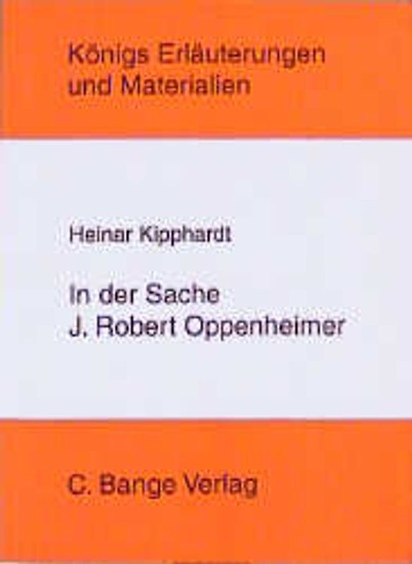 In der Sache J. Robert Oppenheimer
