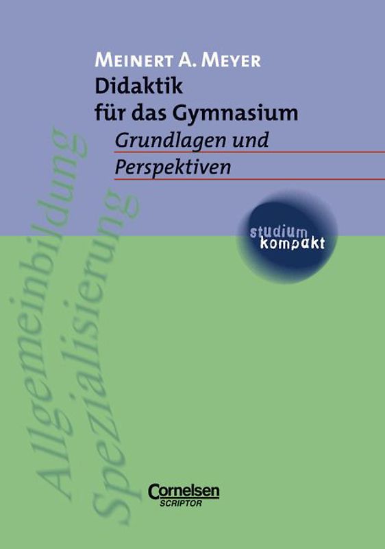 studium kompakt. Pädagogik / Didaktik für das Gymnasium