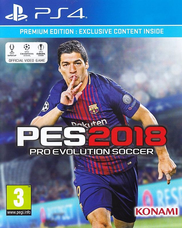PES 2018 [Premium Edition, UK Import] PlayStation 4