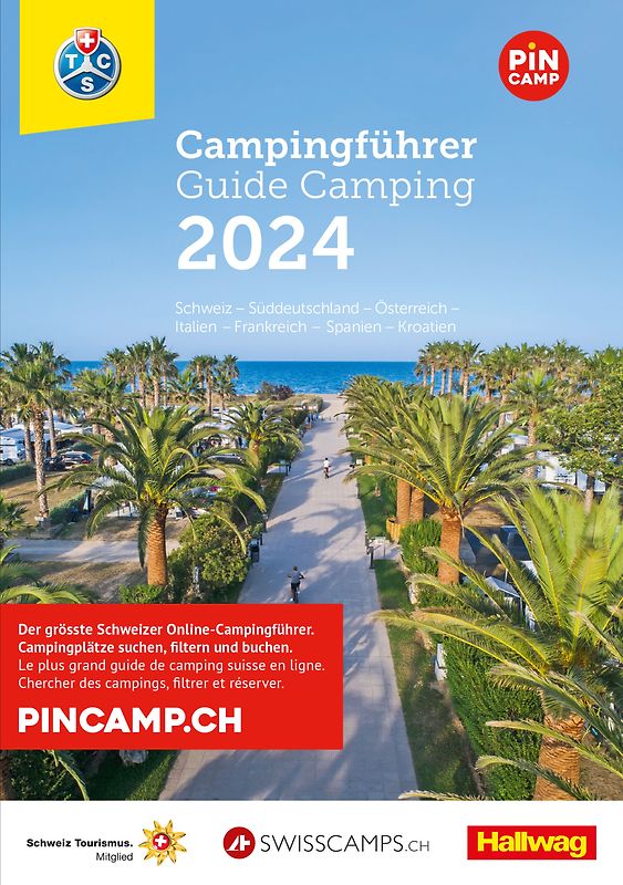 Hallwag TCS Campingführer Schweiz - Europa 2024