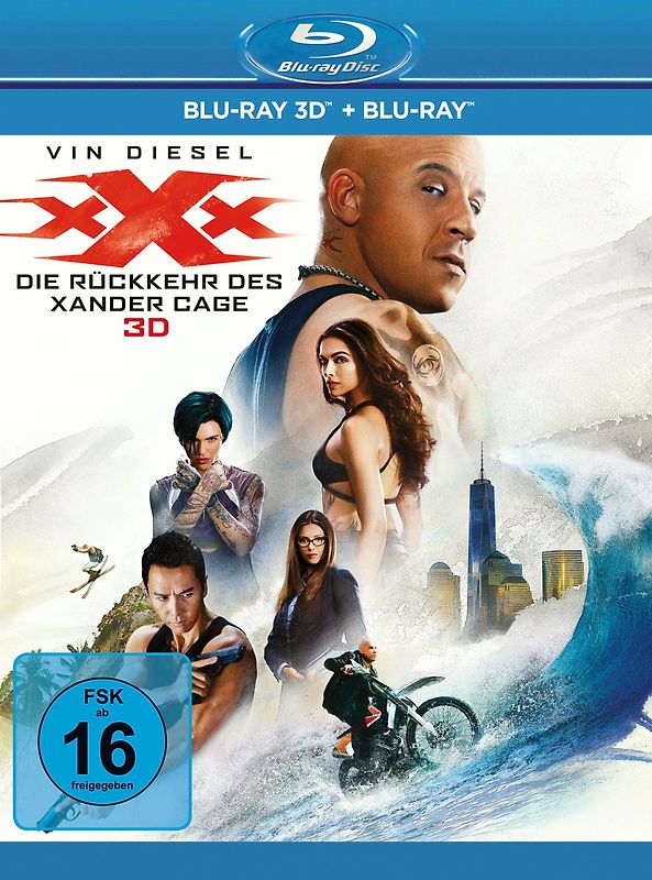 xXx: Die Rückkehr des Xander Cage 3D 3D Blu-ray Disc