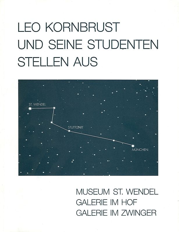 Leo Kornbrust und seine Studenten stellen aus