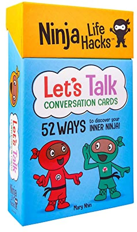 Ninja Life Hacks: Let's Talk Conversation Cards: (Children's Daily Activities Books, Children's Card Games Books, Children's Self-Esteem Books, Social Skills Activities for Kids)