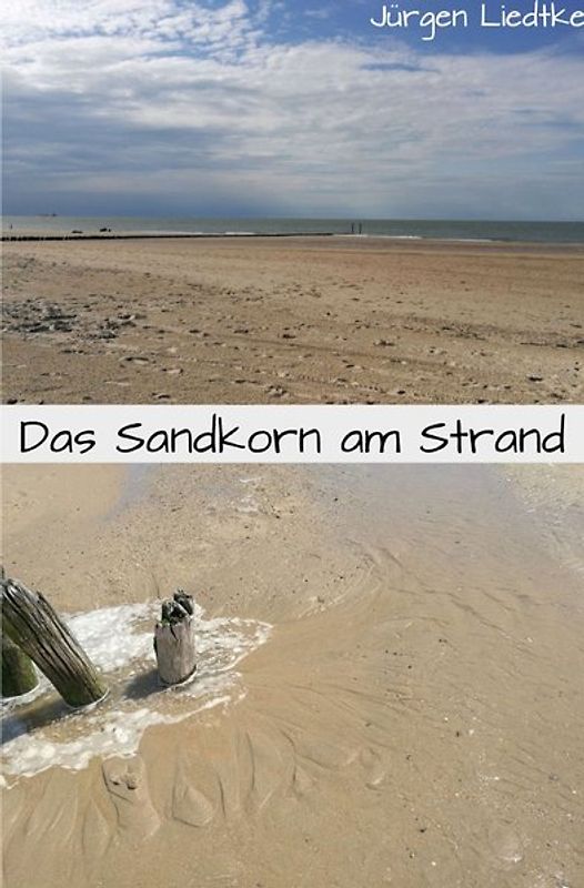 Ein Sandkorn am Strand