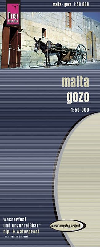 Reise Know-How Landkarte Malta, Gozo (1:50.000)