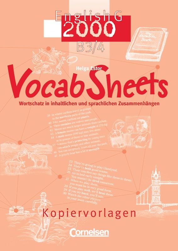 English G 2000 - Ausgabe B / Band 3/4: 7./8. Schuljahr - Vocab Sheets