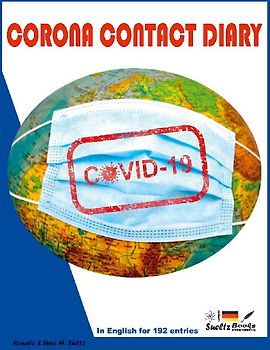 Corona Contact Diary - In English for 192 entries