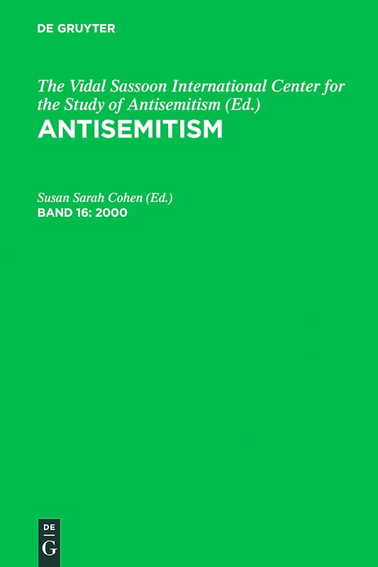 Antisemitism / 2000