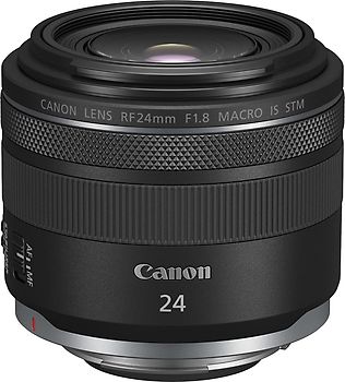 Canon RF 24 mm F1.8 Macro IS STM 52 mm Objectif (adapté à Canon RF) noir