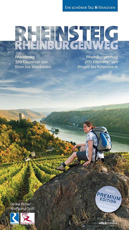 Rheinsteig & Rheinburgenweg – Premium-Edition mit aktuellster Trasse