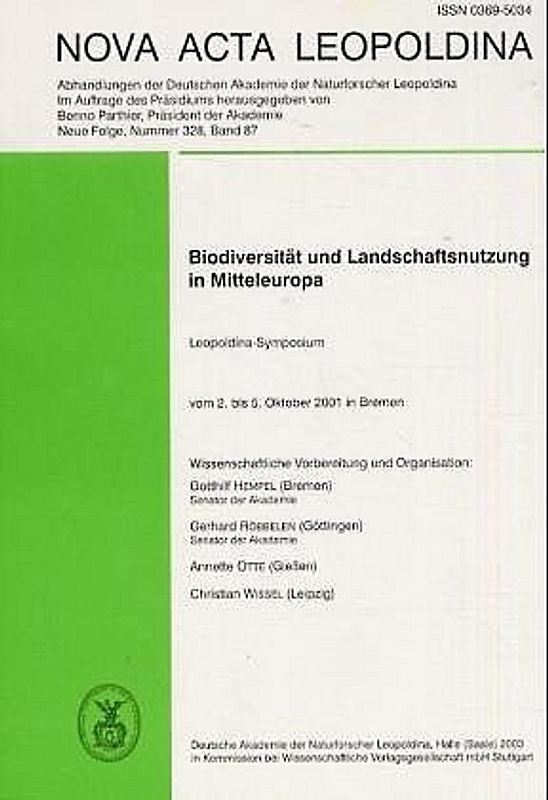 Biodiversität und Landschaftsnutzung in Mitteleuropa