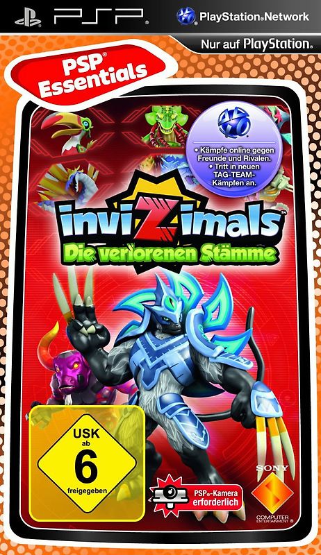 inviZimals: Die verlorenen Stämme  [PSP Eye-Kamera erforderlich, Essentials] PlayStation Portable