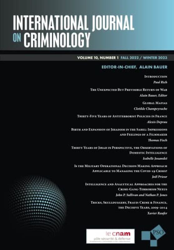 International Journal on Criminology: Volume 10, Number 1, Fall 2022/Winter 2023