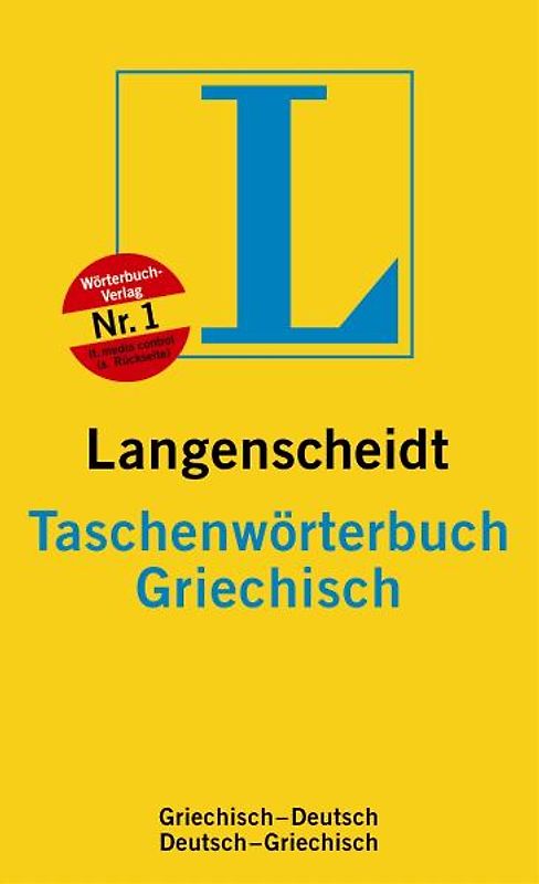 Langenscheidt Taschenwörterbuch Griechisch. Griechisch-Deutsch/Deutsch-Giechisch