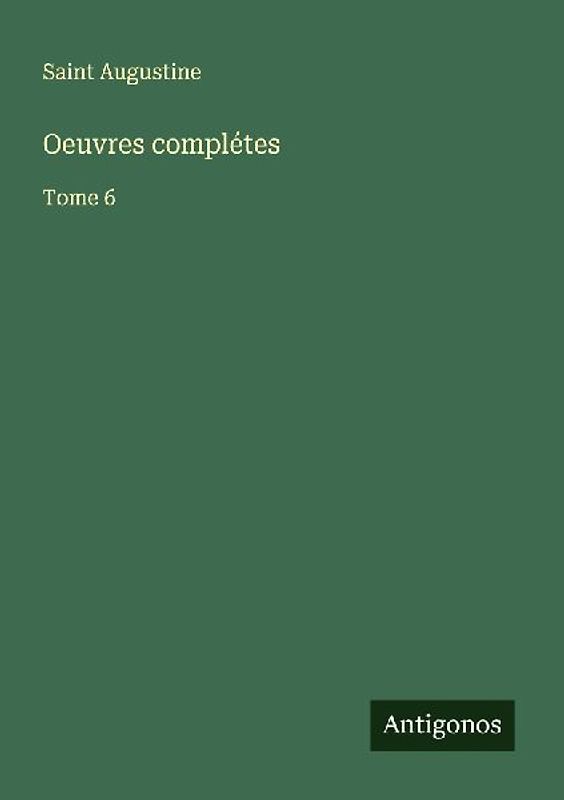 Oeuvres complétes