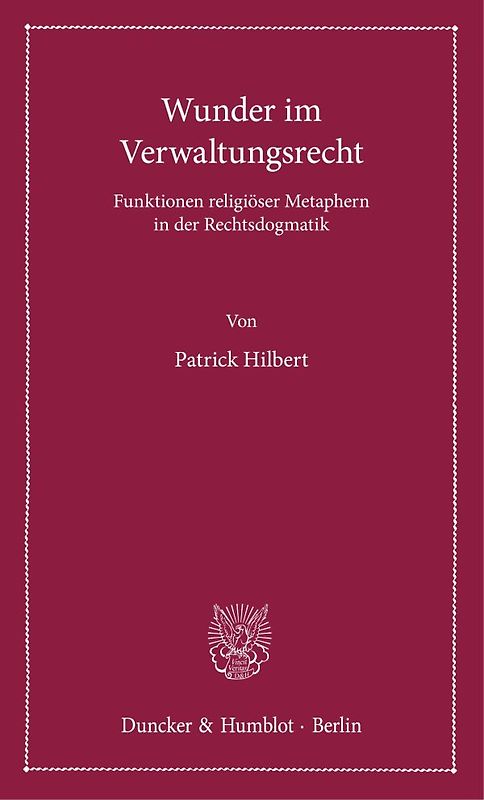 Wunder im Verwaltungsrecht