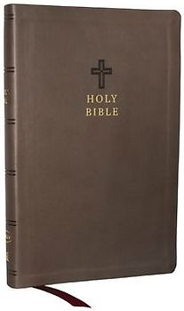 KJV Holy Bible: Value Ultra Thinline, Charcoal Leathersoft, Red Letter, Comfort Print: King James Version