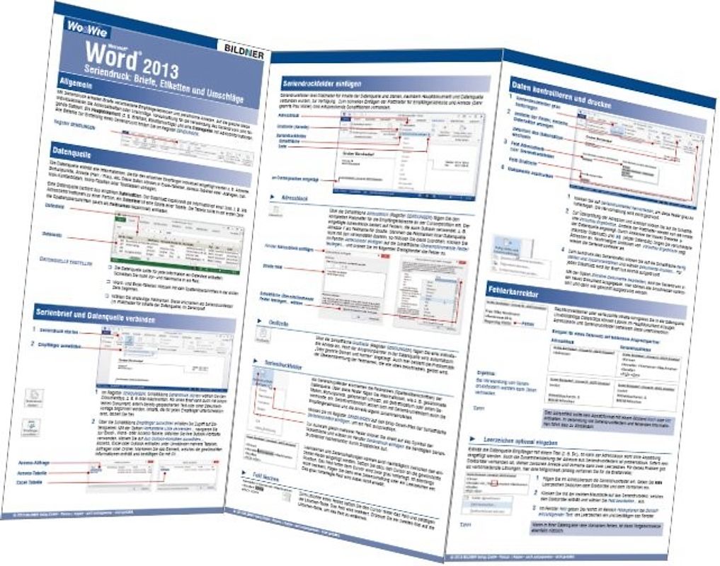 Wo&Wie: Word 2013 Seriendruck: Briefe, Etiketten und Umschläge