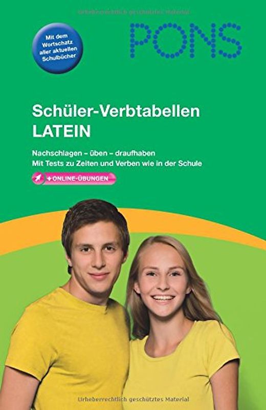 PONS Schüler-Verbtabellen Latein