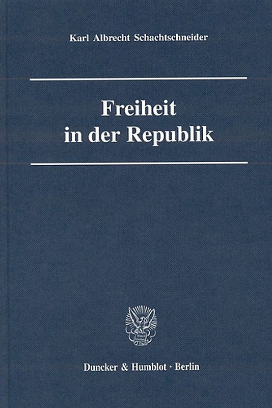 Freiheit in der Republik.