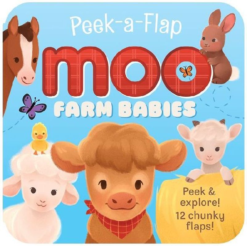 Peek-A-Flap Farm Babies