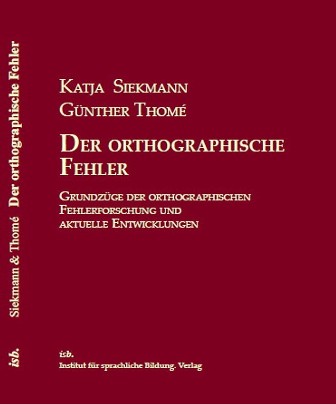 Der orthographische Fehler