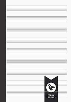Music Manuscript Book A5: Blank Sheet Music Journal | Blank Staff Notebook | 110 Pages - 55 Sheet | 9 Staves per Page | DIN A5
