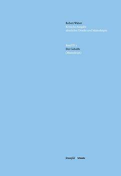 Kritische Robert-Walser-Ausgabe / Der Gehülfe