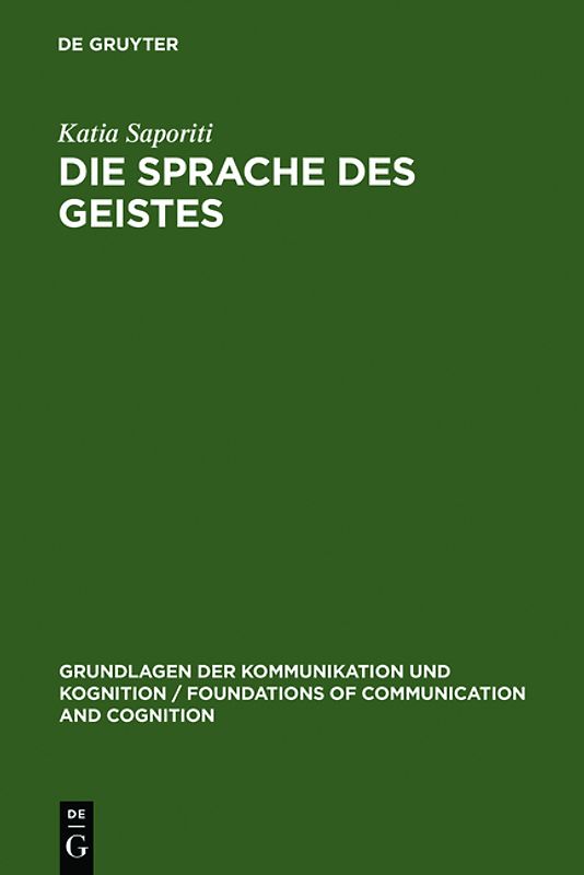 Die Sprache des Geistes