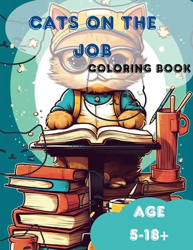 Cats on the Job: A Purrfect Coloring Adventure!: Join the Feline Workforce in a Whisker-ific Coloring Journey