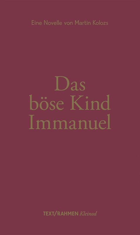Das Böse Kind Immanuel
