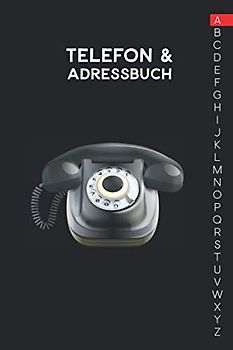 Adress und Telefonbuch: Ca. A5-Format für Adressen, Telefonnummer und Geburtstage mit A-Z Register (Telefon & Adressbuch)