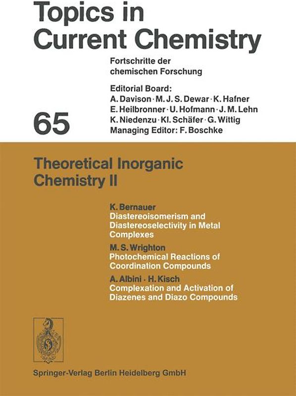 Theoretical Inorganic Chemistry II