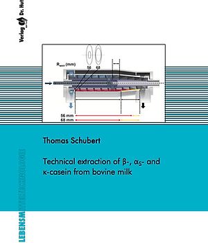 Technical extraction of beta- , alphaS- and kappa-casein from bovine milk