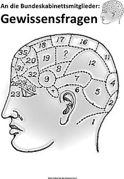 Gewissensfragen an die Bundeskabinettsmitglieder ...
