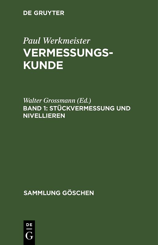 Stückvermessung und Nivellieren