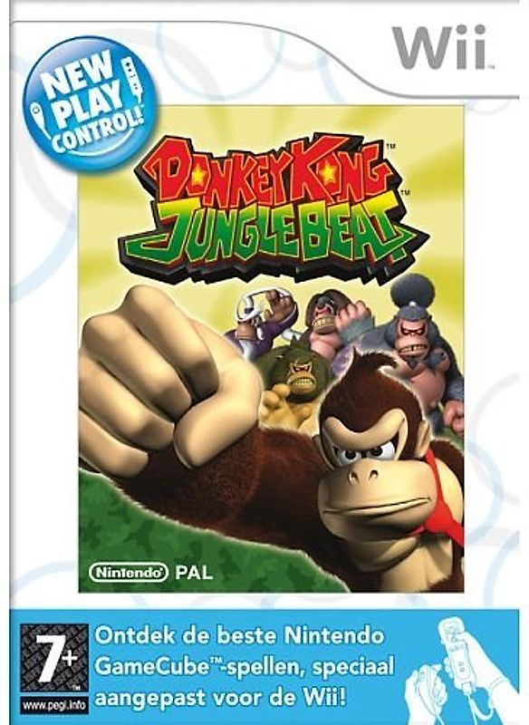 Donkey Kong Jungle Beat New Play Control Nintendo Wii