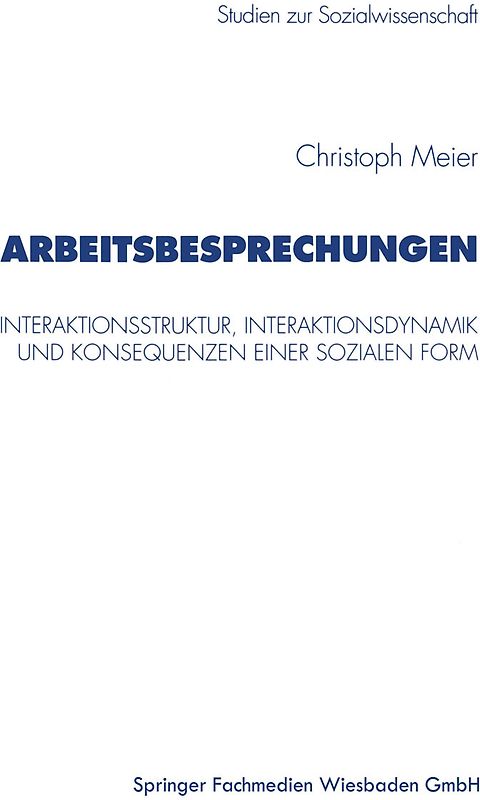 Arbeitsbesprechungen