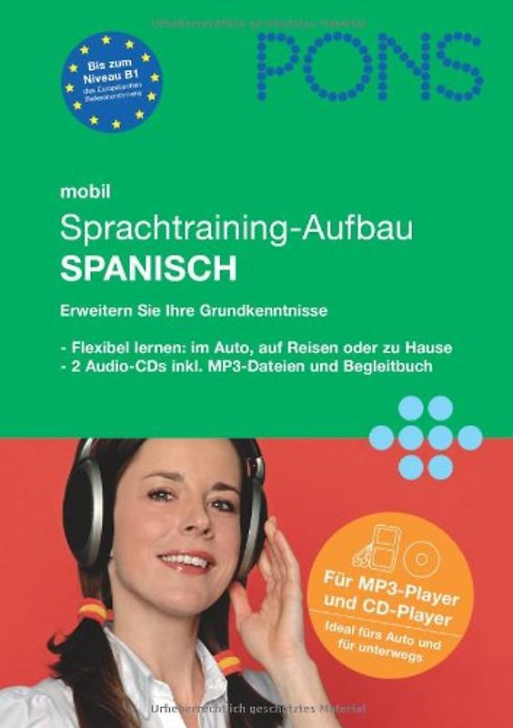 PONS mobil Sprachtraining Aufbau Spanisch
