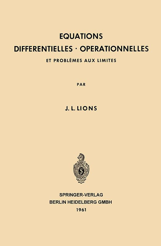 Equations Differentielles Operationnelles