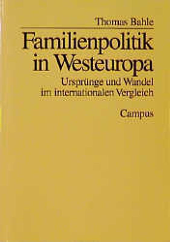 Familienpolitik in Westeuropa