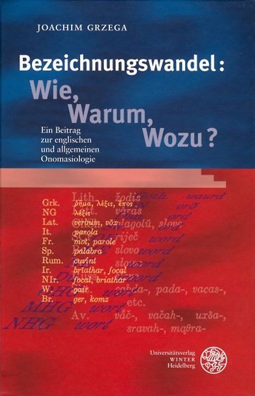 Bezeichnungswandel: Wie, Warum, Wozu?