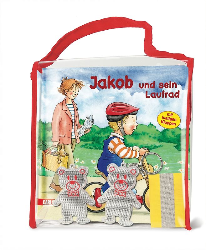 Jakob-Bücher: Jakob und sein Laufrad - Set mit Buch und Reflektor