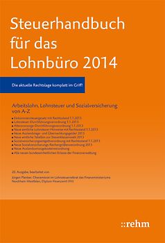 Buchpaket Lexikon für das Lohnbüro und Steuerhandbuch 2014 / Steuerhandbuch für das Lohnbüro 2014