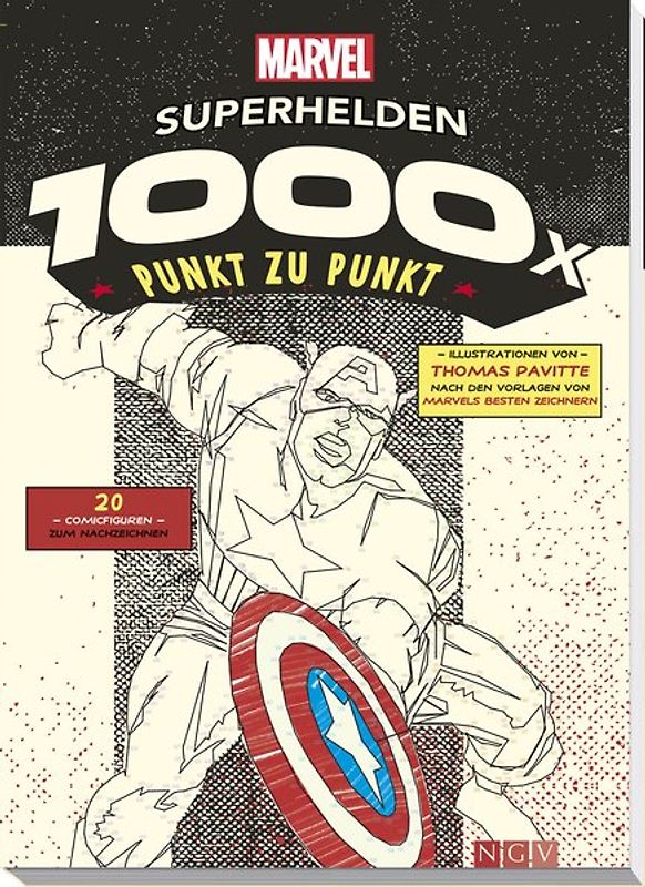 MARVEL: Superhelden - 1000x Punkt zu Punkt