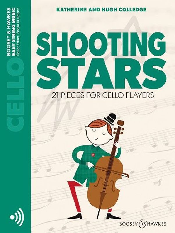 Colledge: Shooting Stars: 21 Pieces for Cello Player (No Piano) Edition with Audio Online