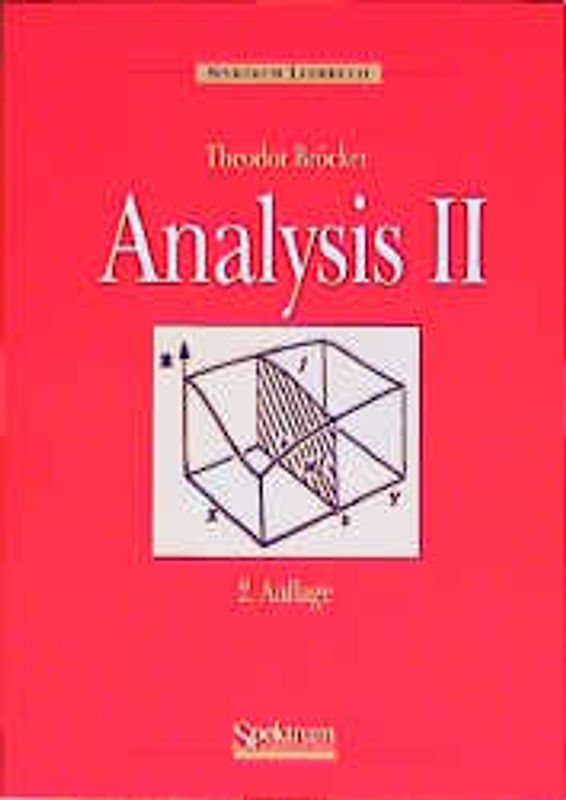 Analysis, Band II