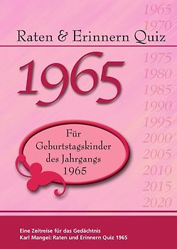Raten und Erinnern Quiz 1965