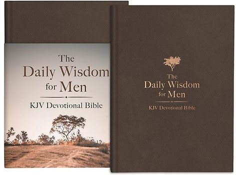 The Daily Wisdom for Men KJV Devotional Bible